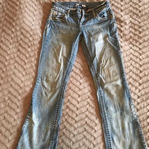 ZCo low rise boot cut jeans